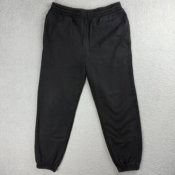McQ Alexander McQueen Sweatpants Men Large Pant Black Joggers Fleece Heavyweight - Picture 2 of 10